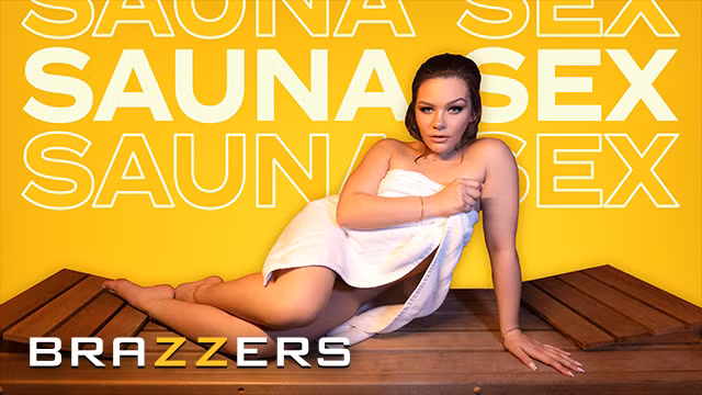 Brazzers - Sultry Kimber Woods turns up the heat in the sauna for a wet and wild anal ride